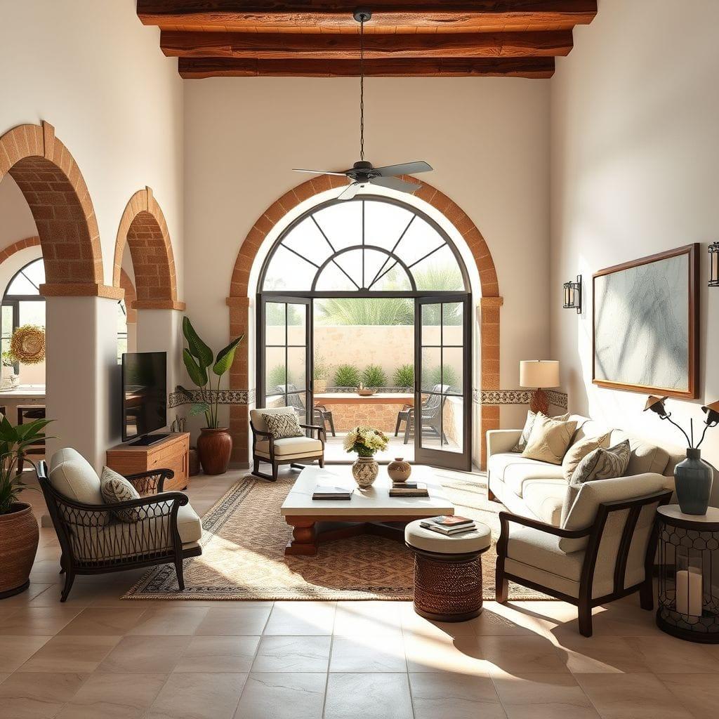 Mediterranean Living Room design example 1