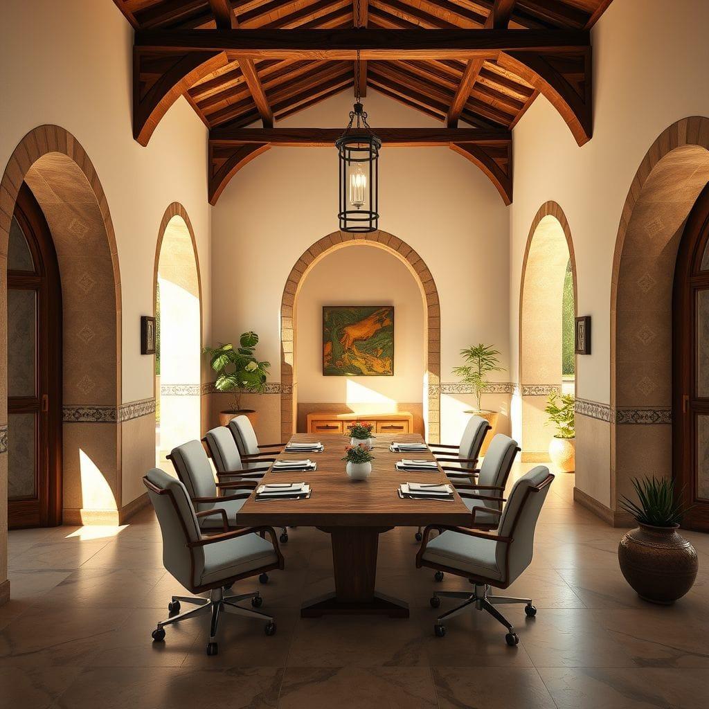 Mediterranean Meeting Room design example 4