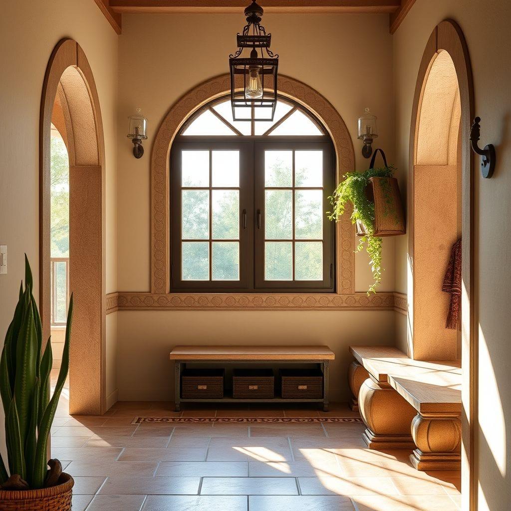 Mediterranean Mudroom design example 4