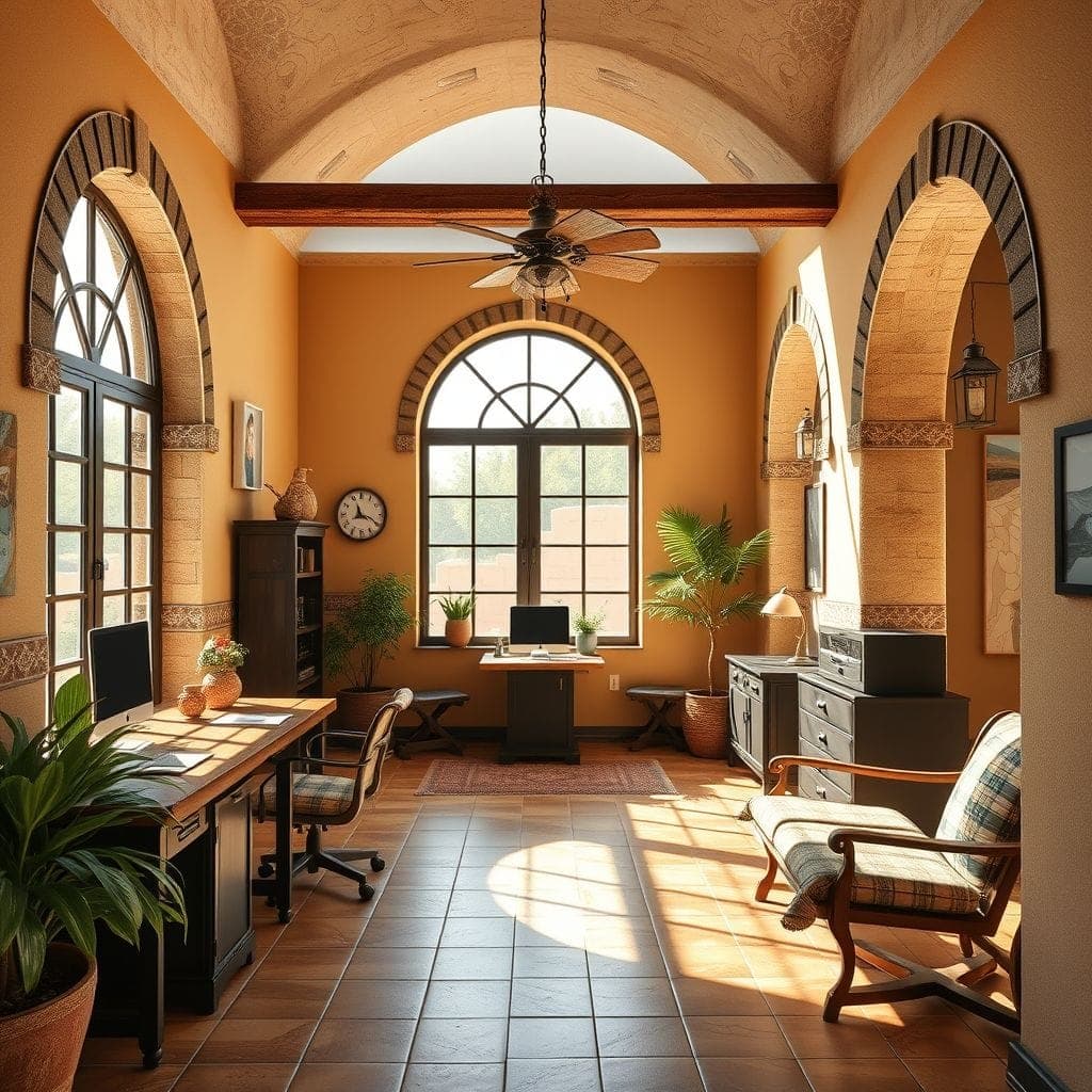 Mediterranean Office design example 4