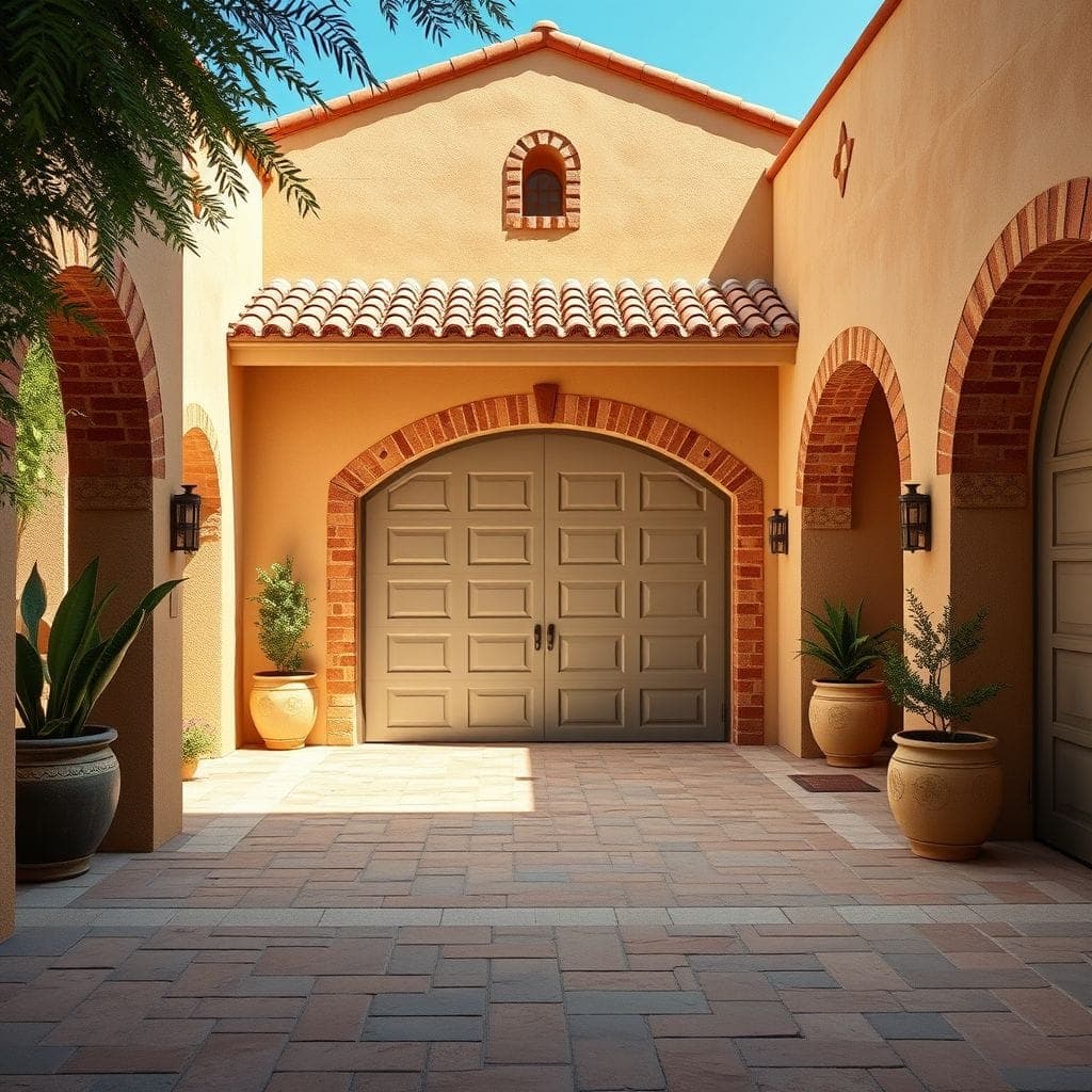Mediterranean Outdoor Garage design example 3