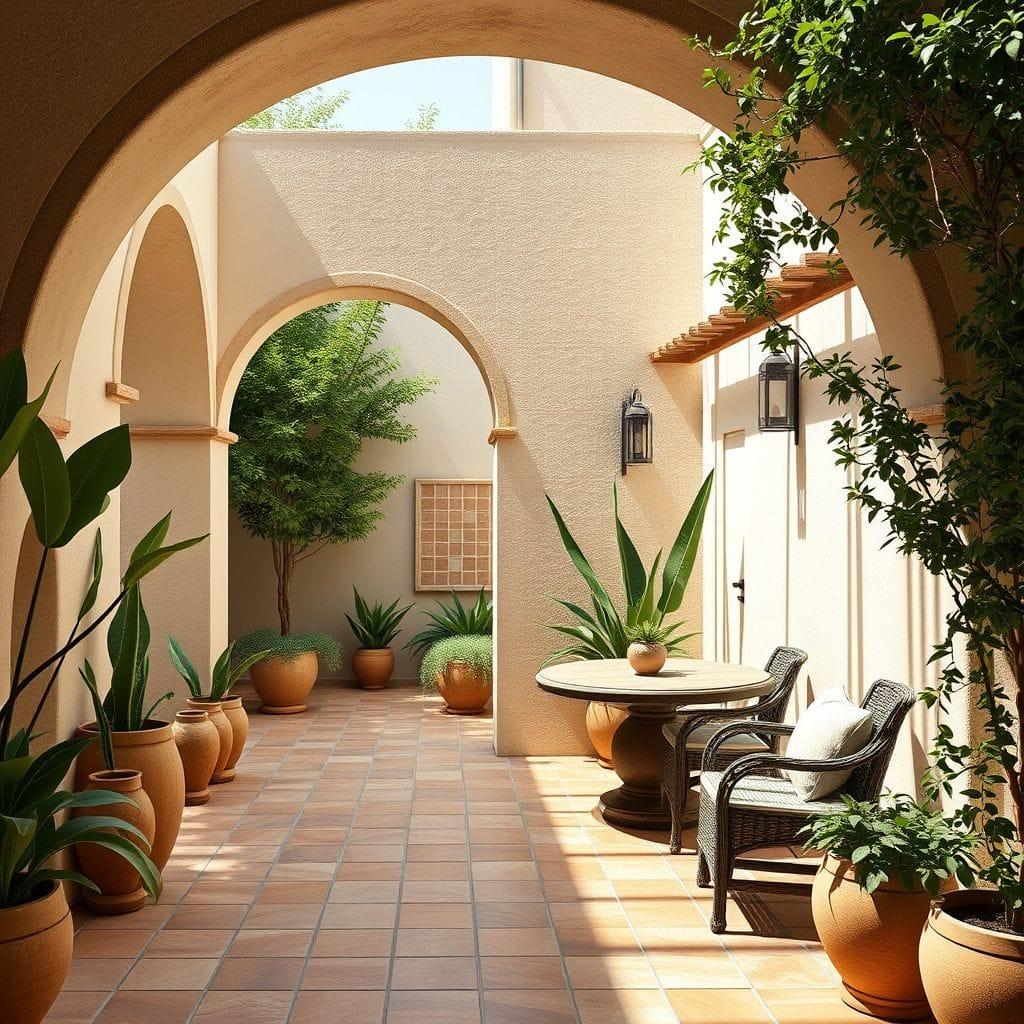 Mediterranean Outdoor Garden design example 1
