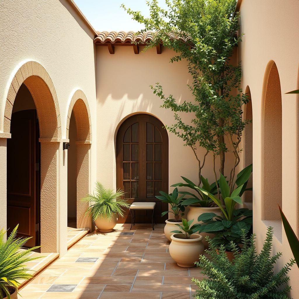 Mediterranean Outdoor Garden design example 3