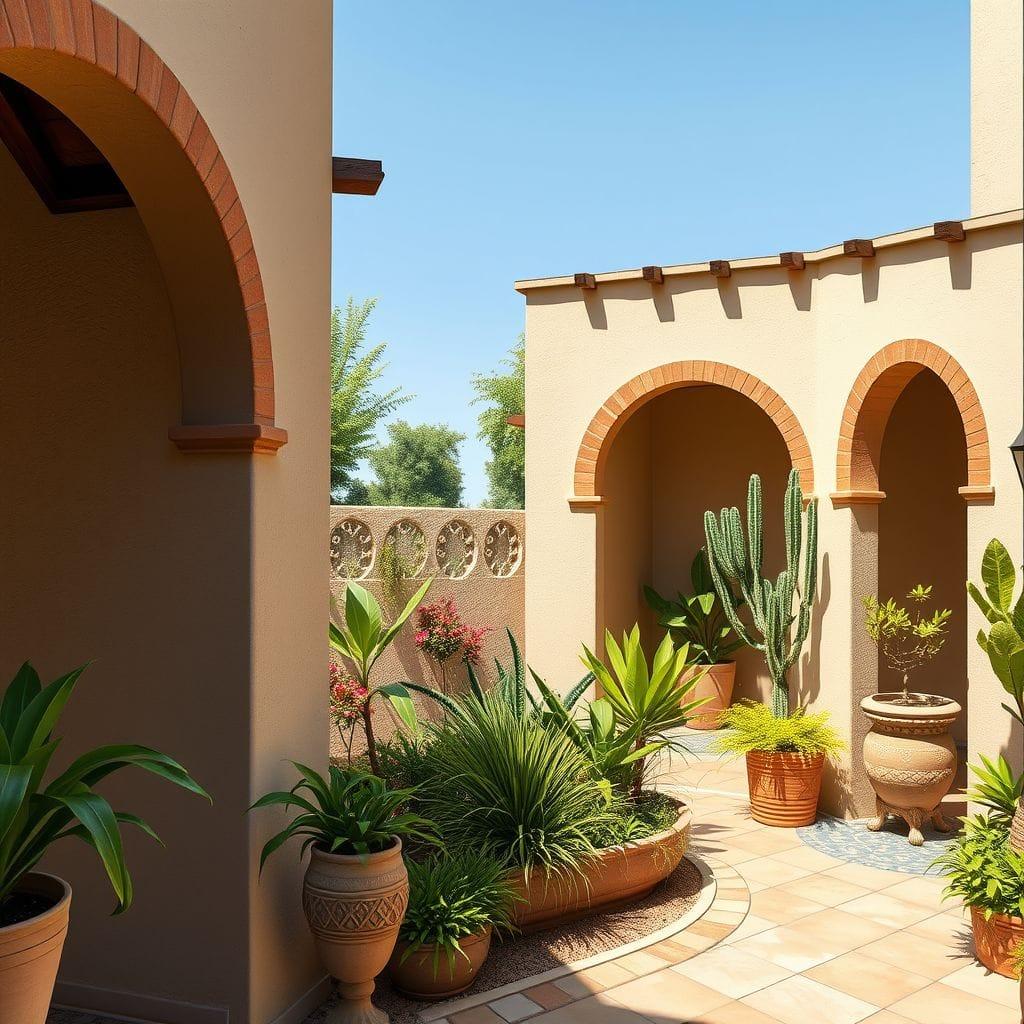 Mediterranean Outdoor Garden design example 4