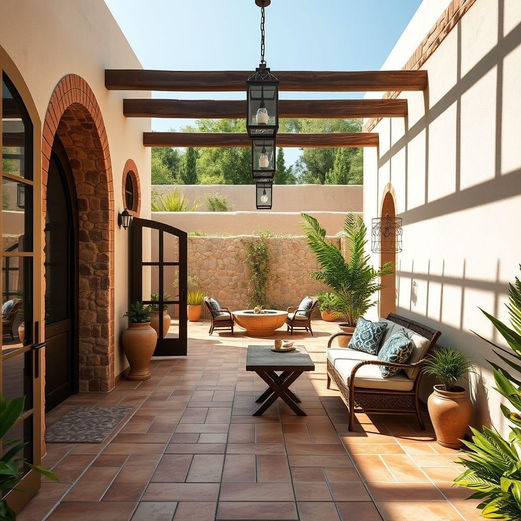 Mediterranean Outdoor Patio design example 2