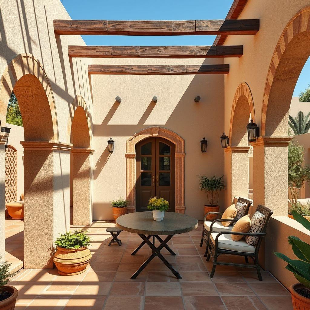 Mediterranean Outdoor Patio design example 3