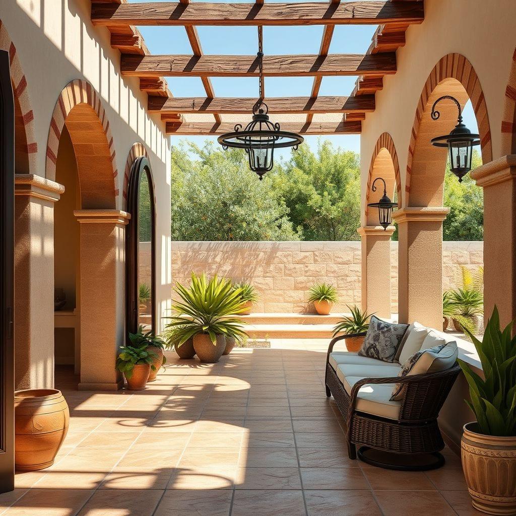 Mediterranean Outdoor Patio design example 4