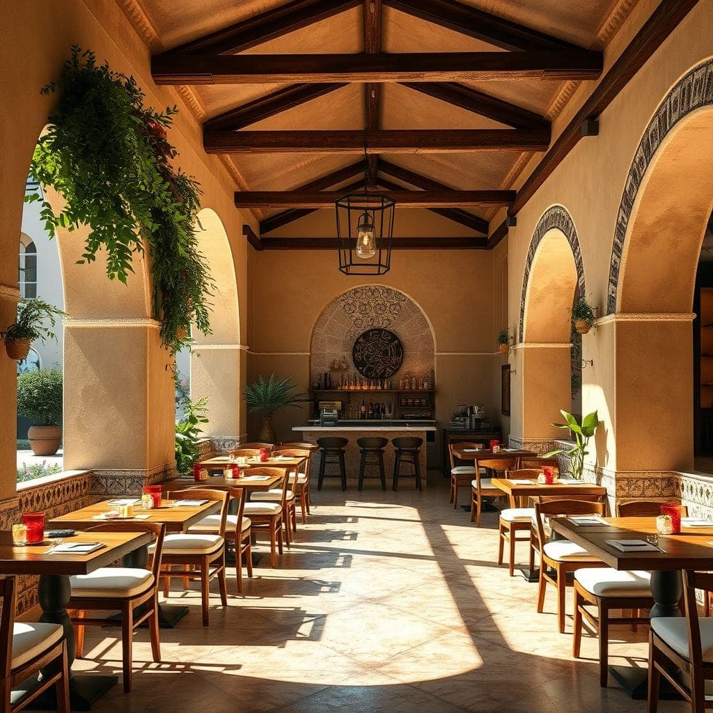 Mediterranean Restaurant design example 1