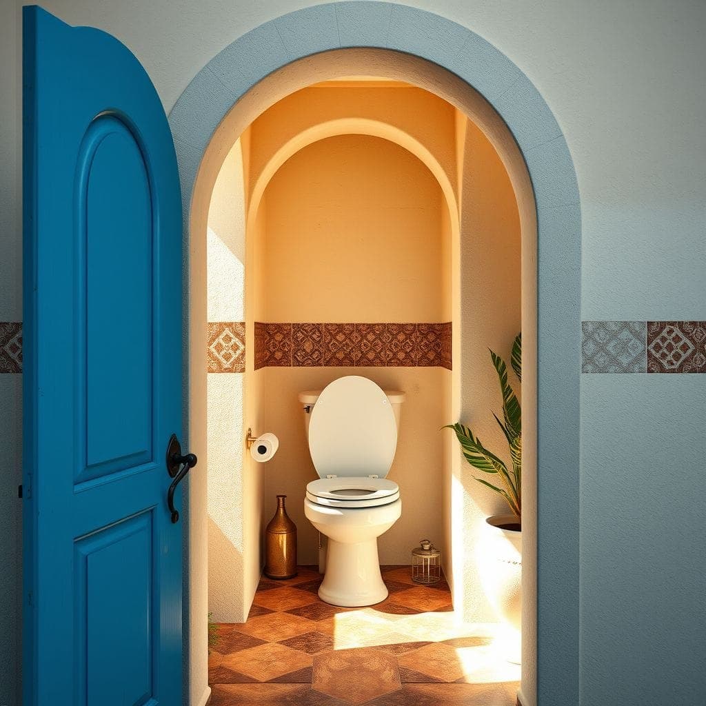 Mediterranean Toilet design example 1