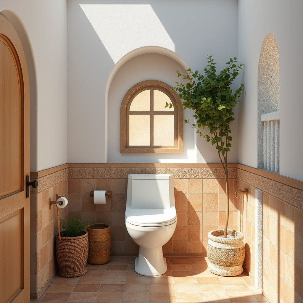 Mediterranean Toilet design example 4