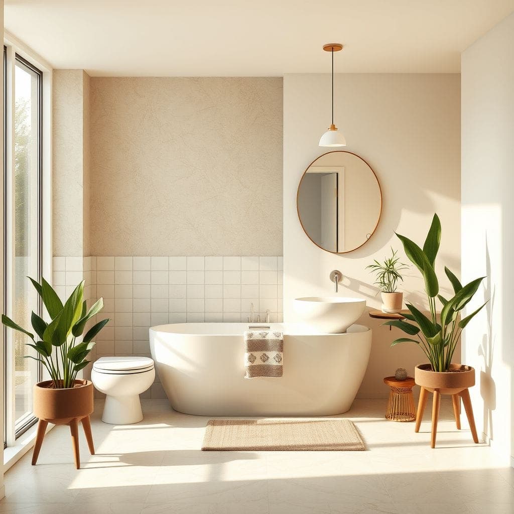 Midcentury Modern Bathroom design example 2
