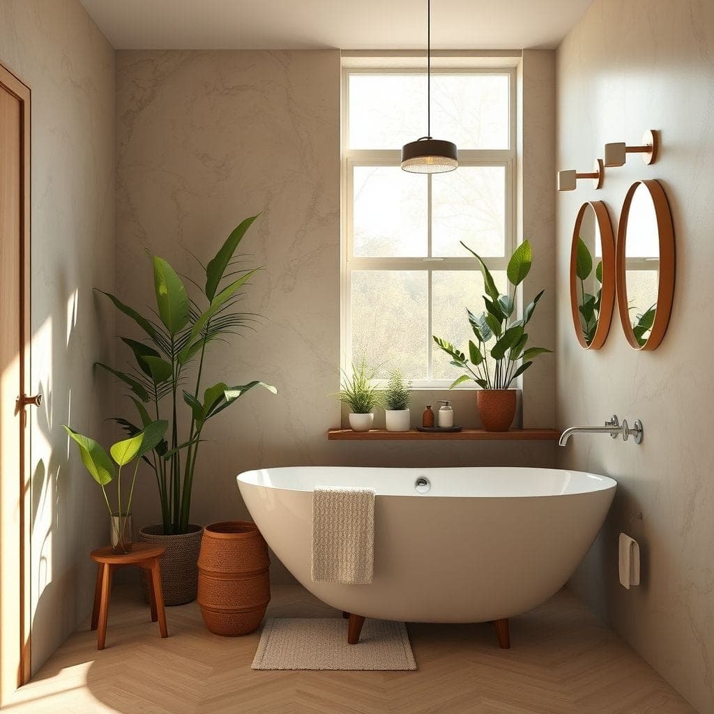 Midcentury Modern Bathroom design example 4