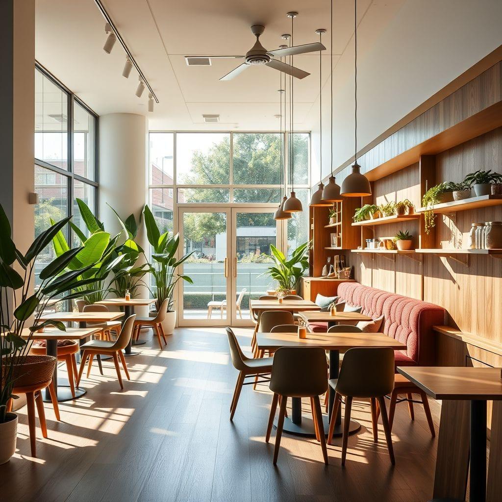 Midcentury Modern Coffee Shop design example 4