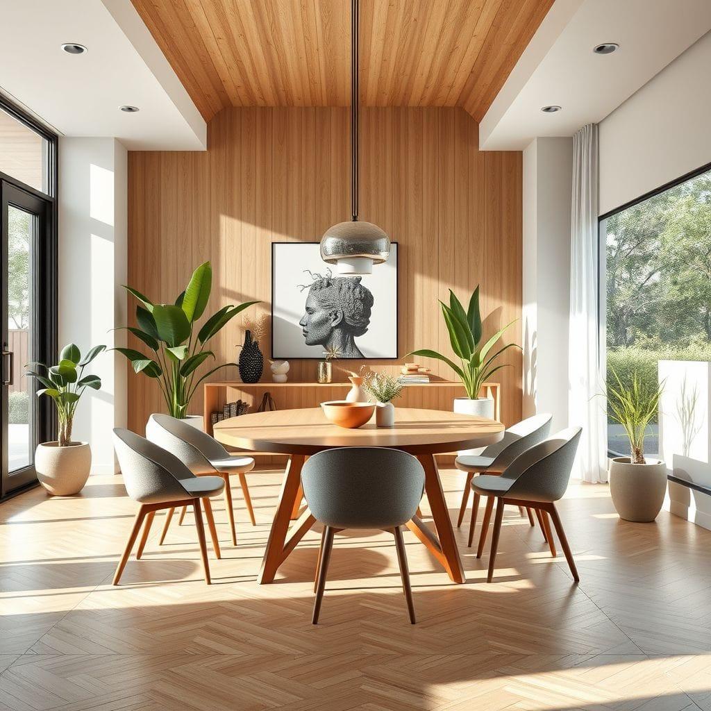 Midcentury Modern Dining Room design example 4