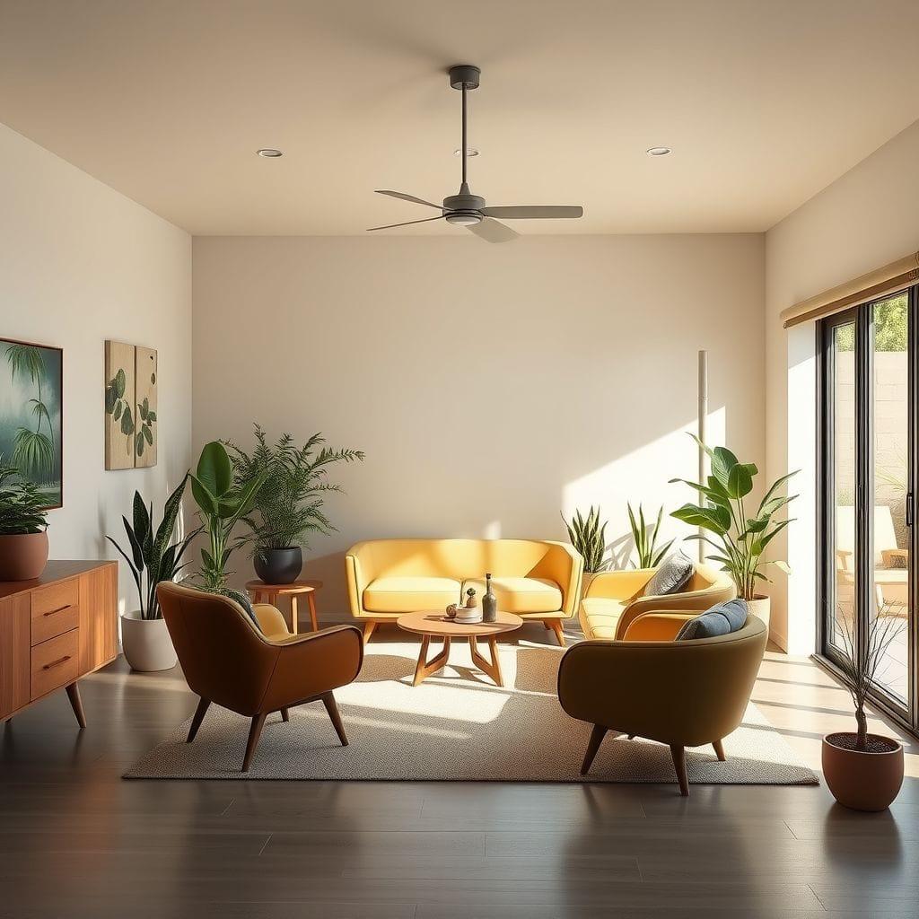 Midcentury Modern Drop Zone design example 2