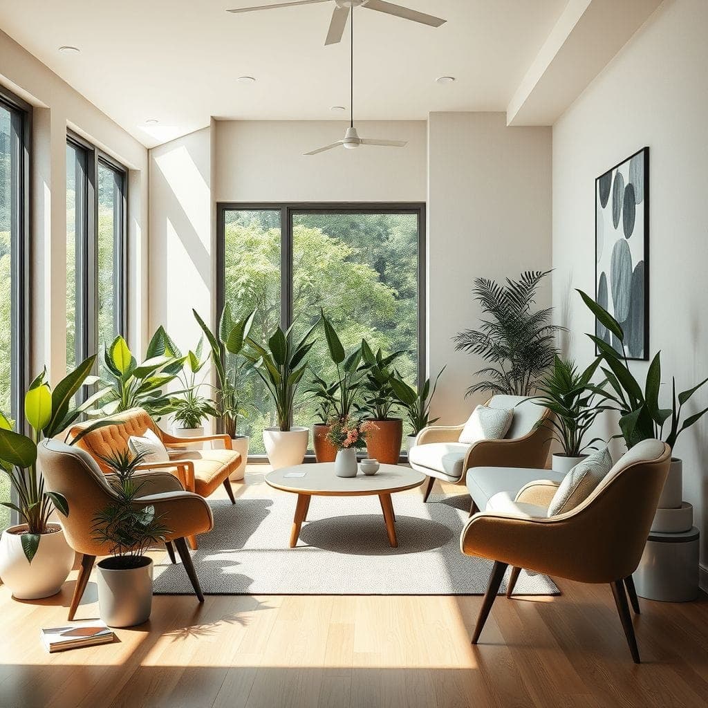 Midcentury Modern Drop Zone design example 4