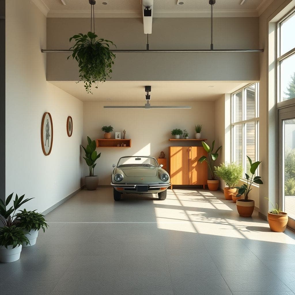 Midcentury Modern Garage design example 2