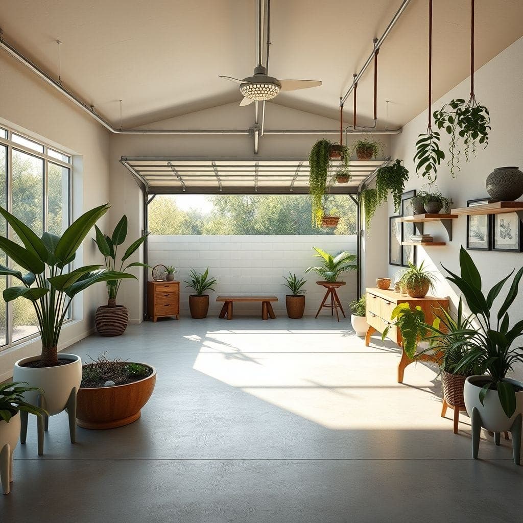 Midcentury Modern Garage design example 3