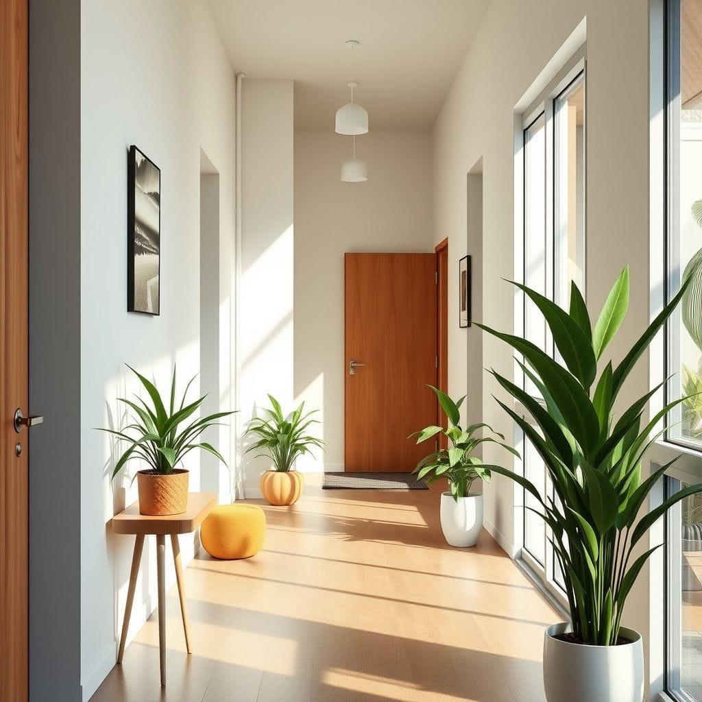Midcentury Modern Hallway design example 2