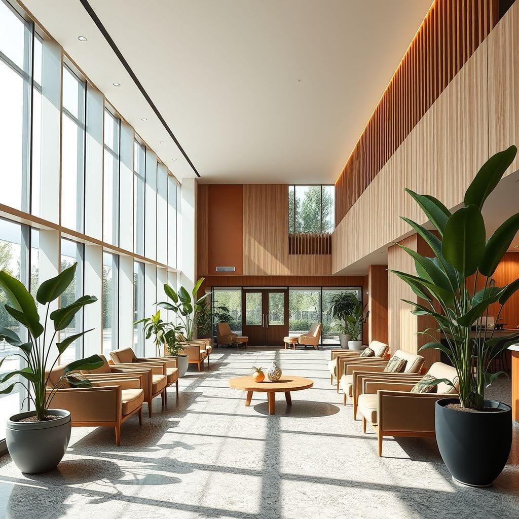 Midcentury Modern Hotel Lobby design example 3