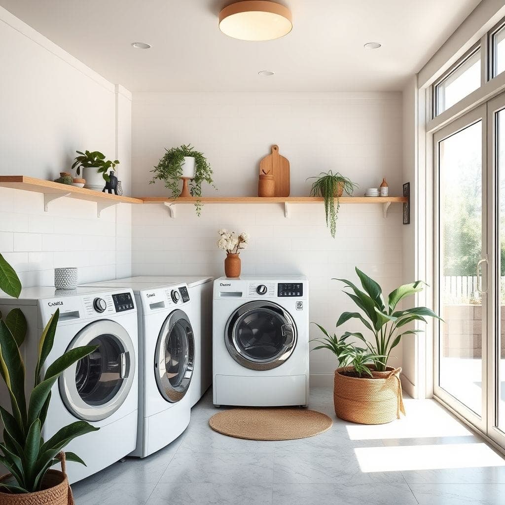 Midcentury Modern Laundry Room design example 2