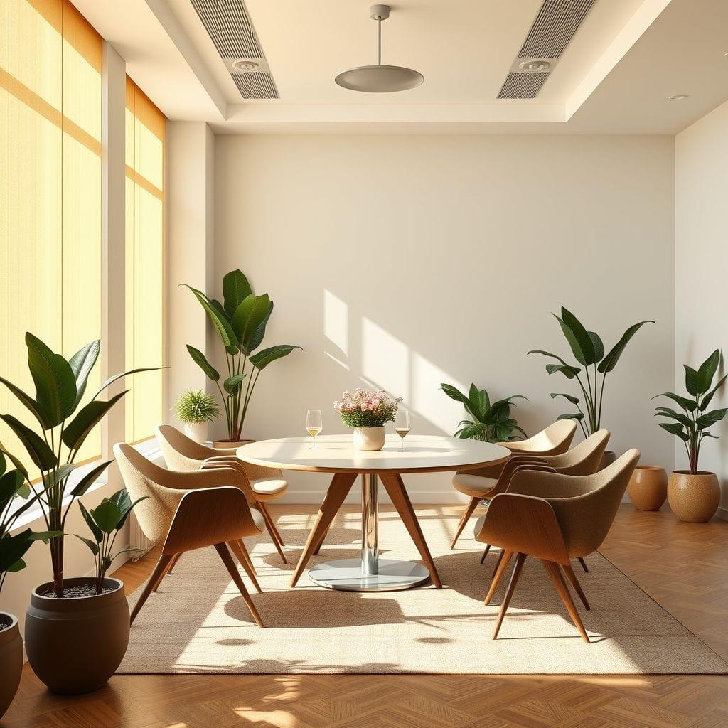 Midcentury Modern Meeting Room design example 2