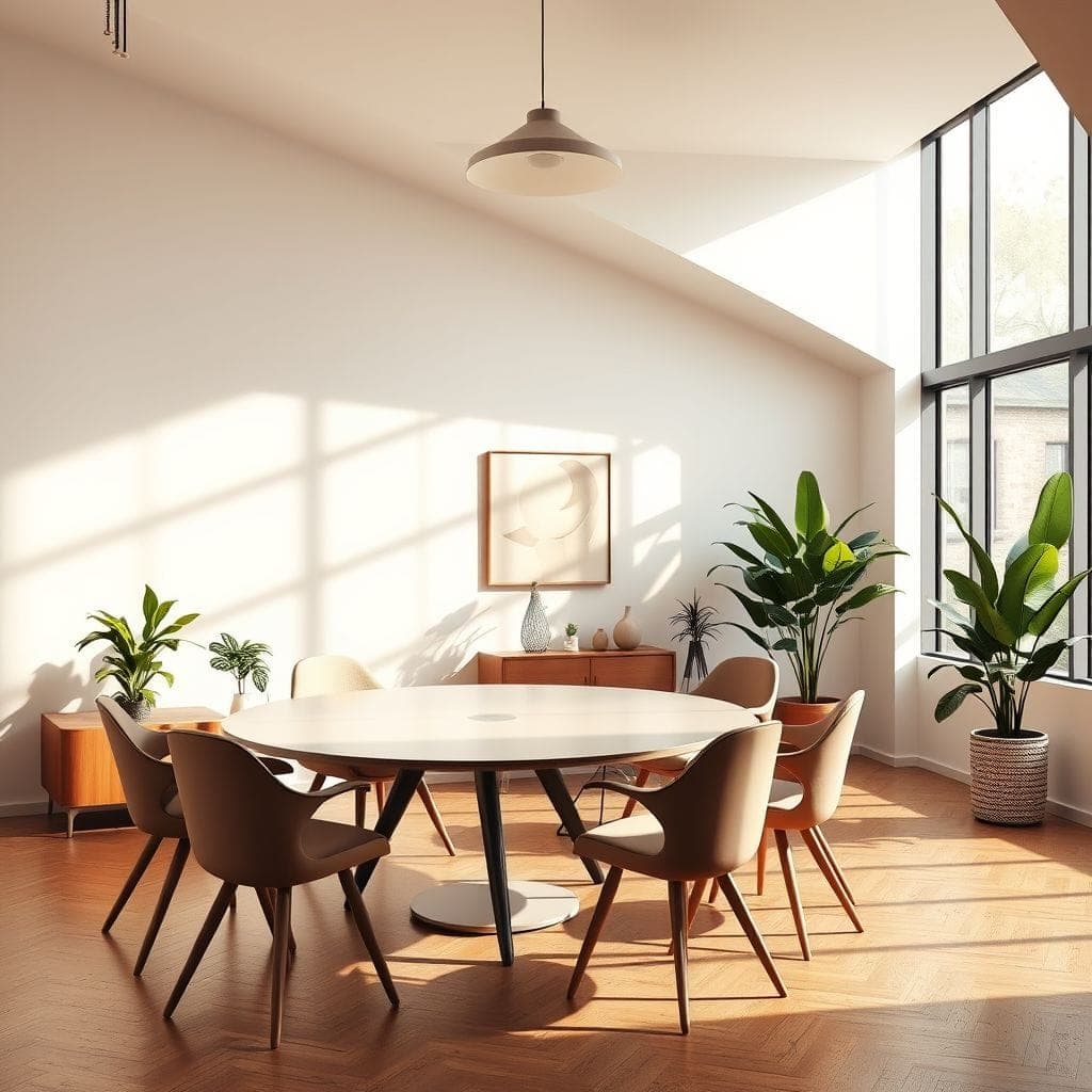 Midcentury Modern Meeting Room design example 3