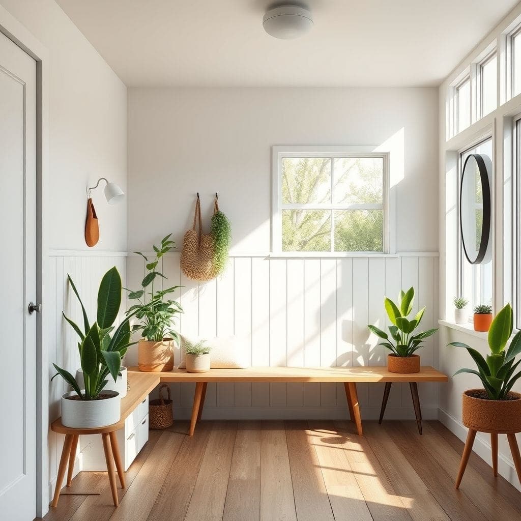 Midcentury Modern Mudroom design example 2