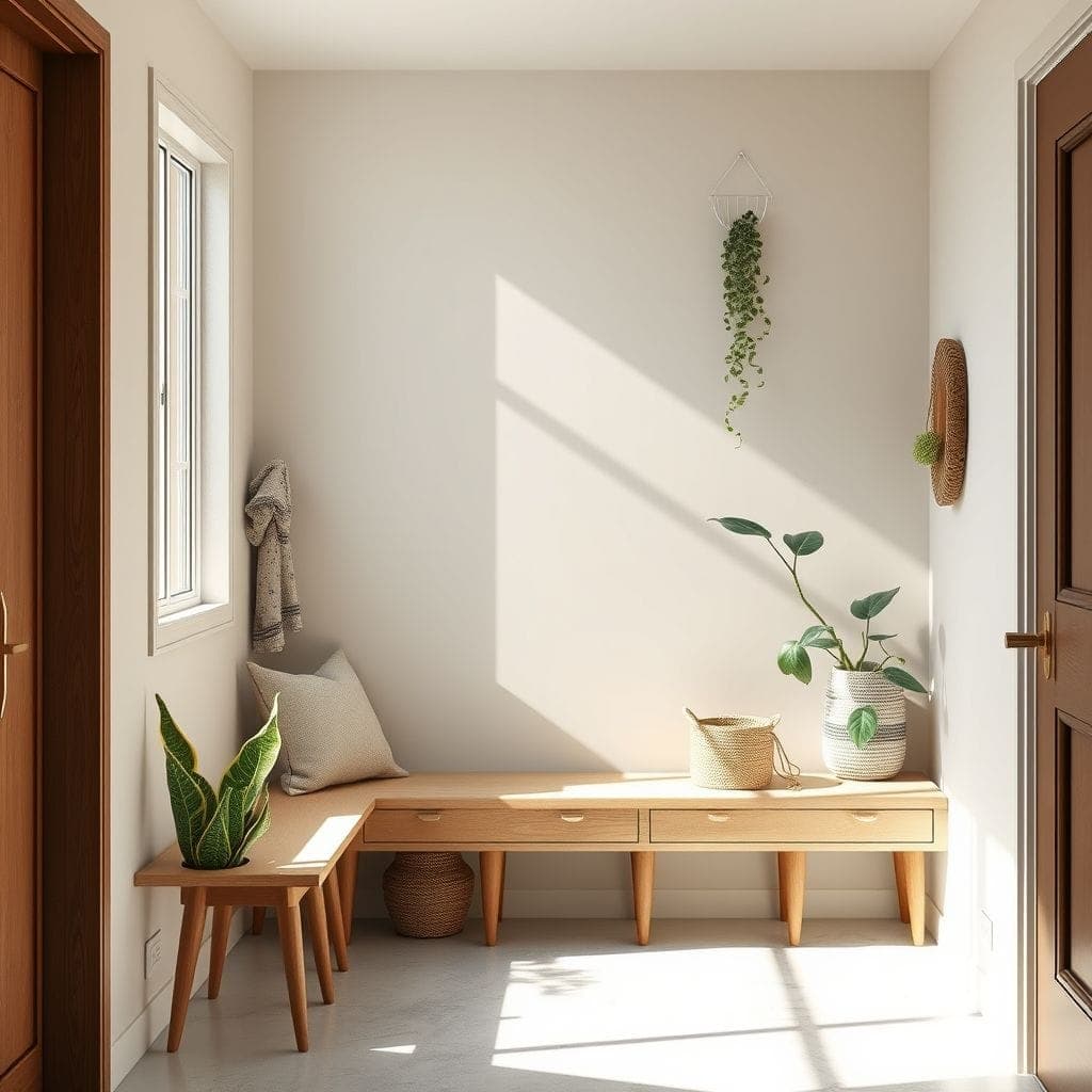 Midcentury Modern Mudroom design example 4