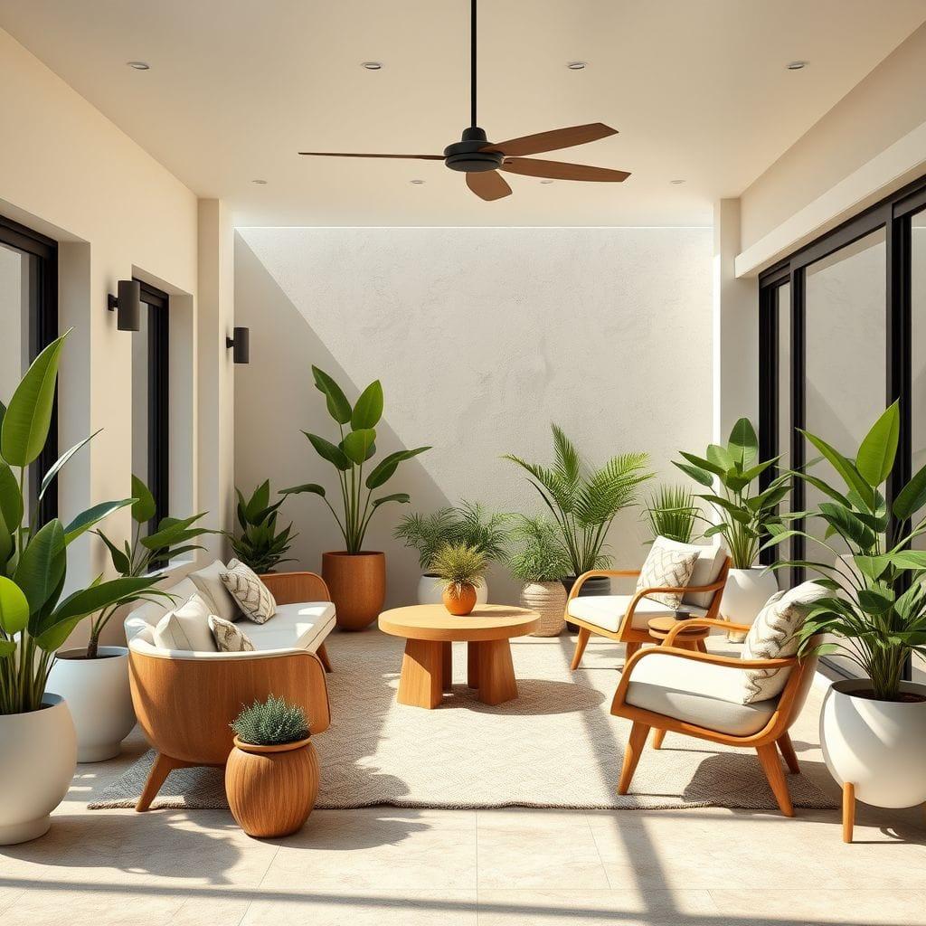 Midcentury Modern Outdoor Patio design example 4