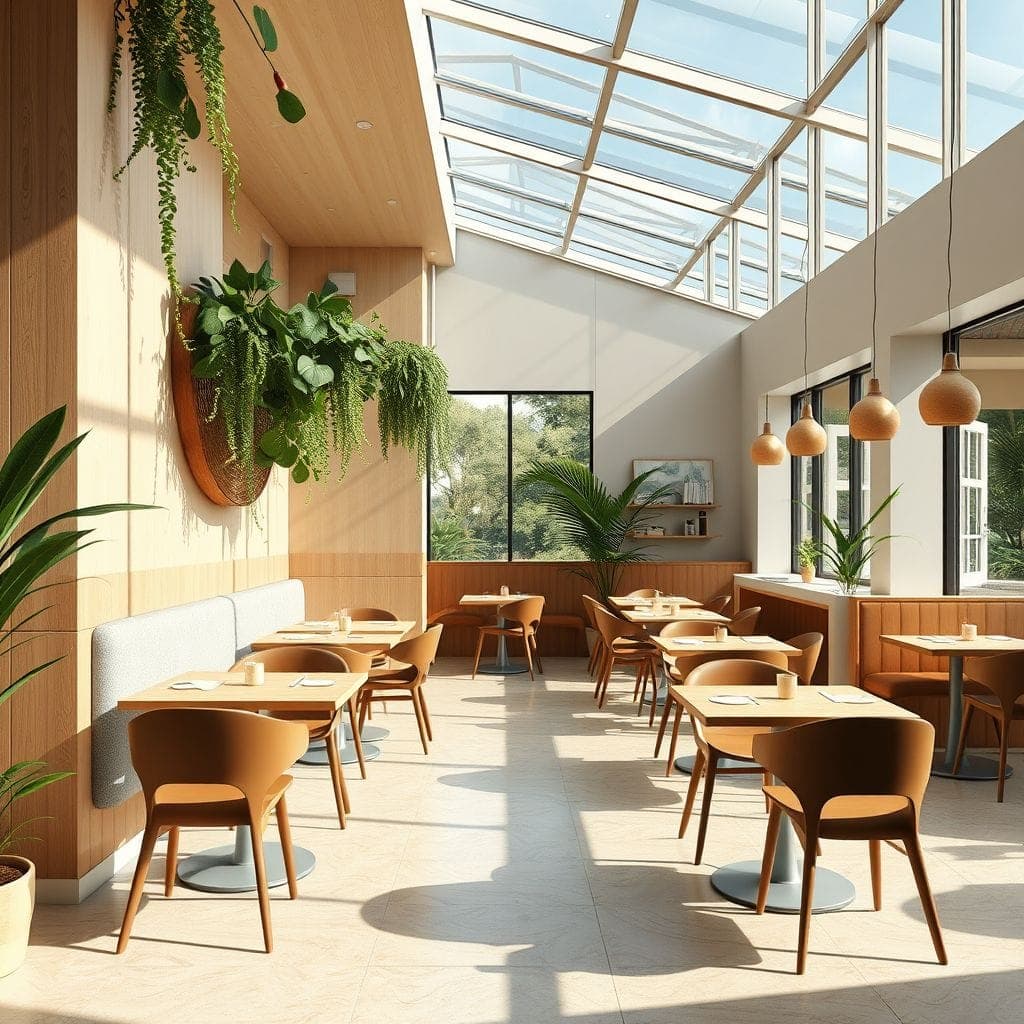 Midcentury Modern Restaurant design example 2
