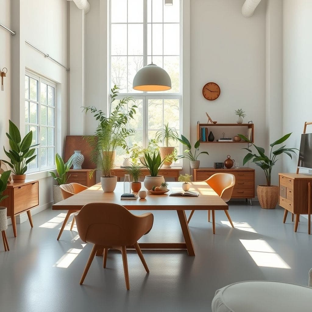 Midcentury Modern Workshop design example 1