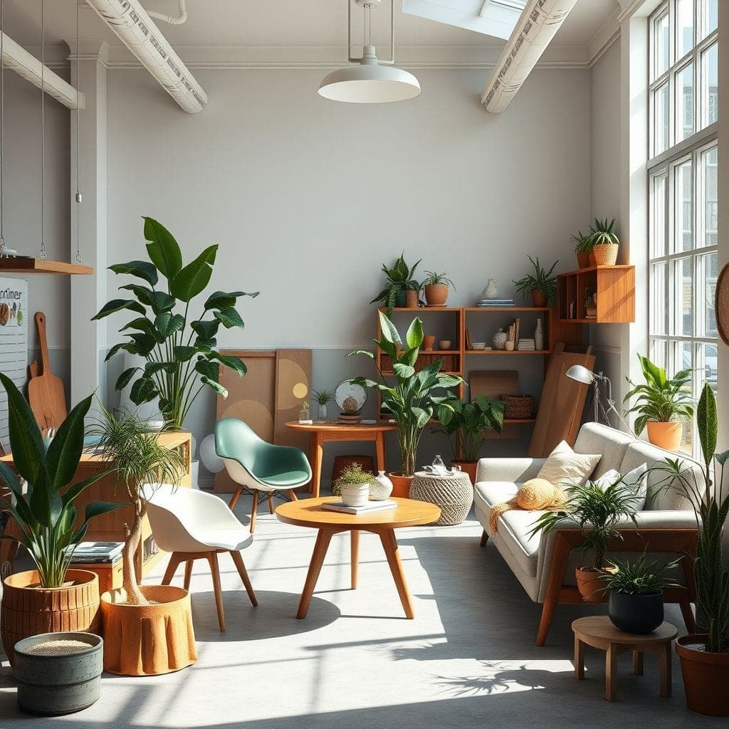 Midcentury Modern Workshop design example 2