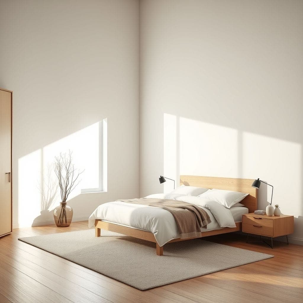 Minimalist Bedroom design example 4