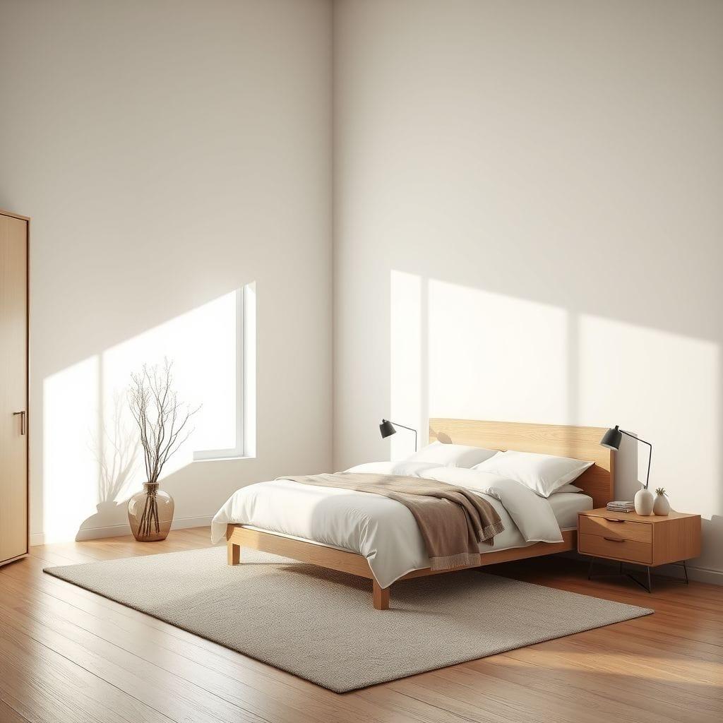 Minimalist Bedroom design example 4