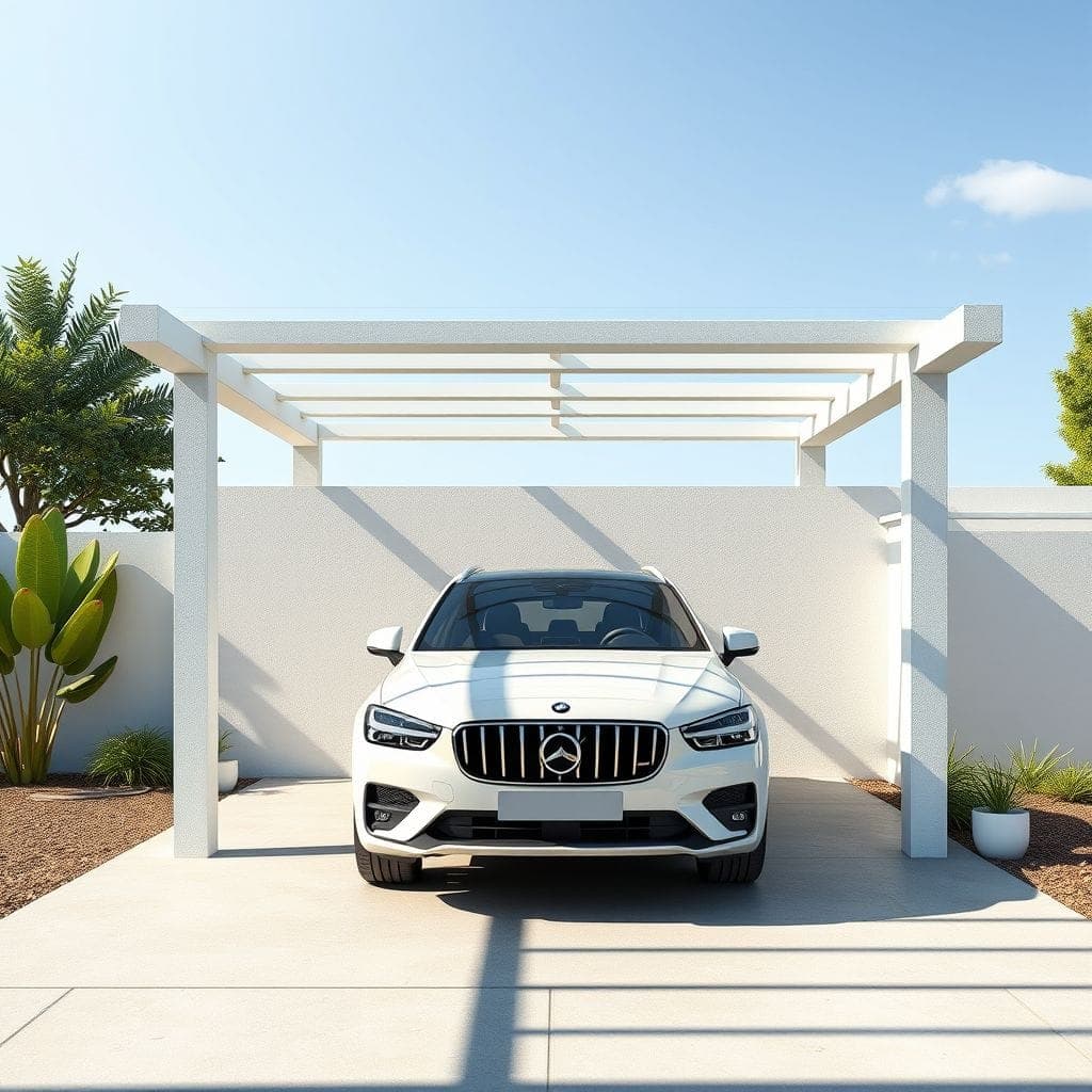 Minimalist Carport design example 3