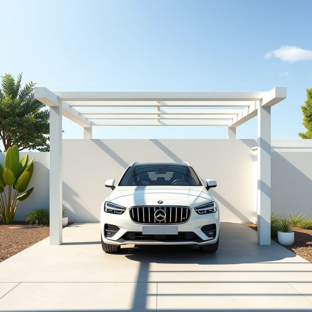 Minimalist Carport design example 3