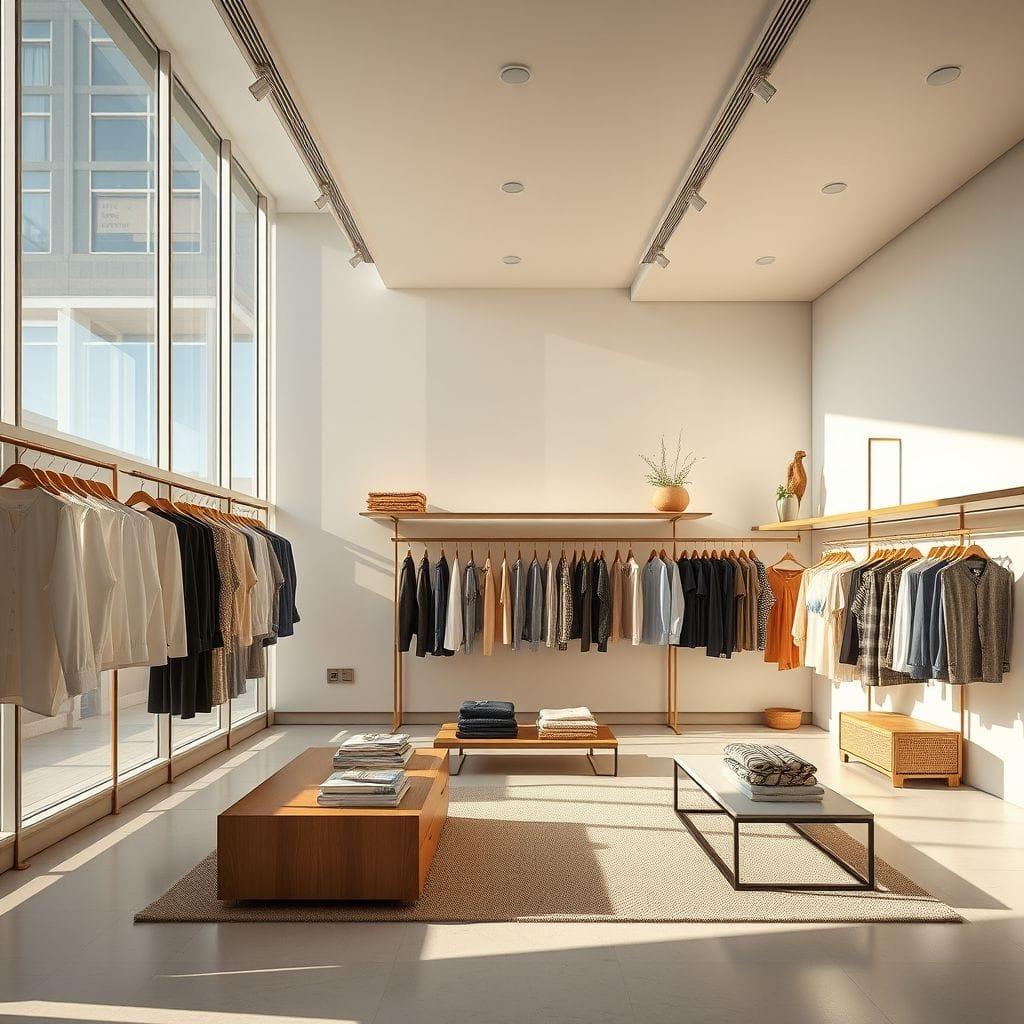 Minimalist Clothing Store design example 4
