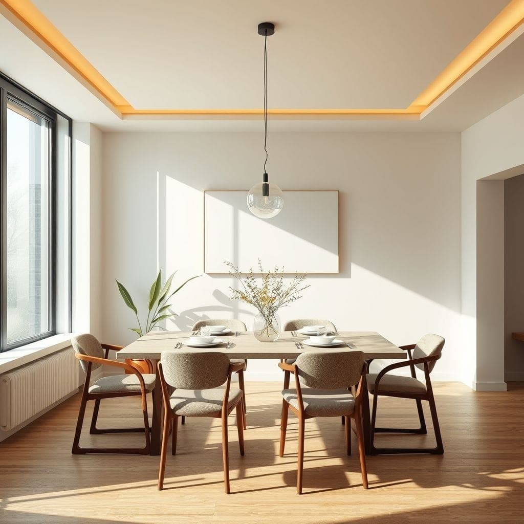Minimalist Dining Room design example 3