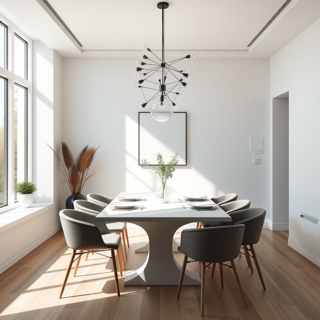 Minimalist Dining Room design example 4