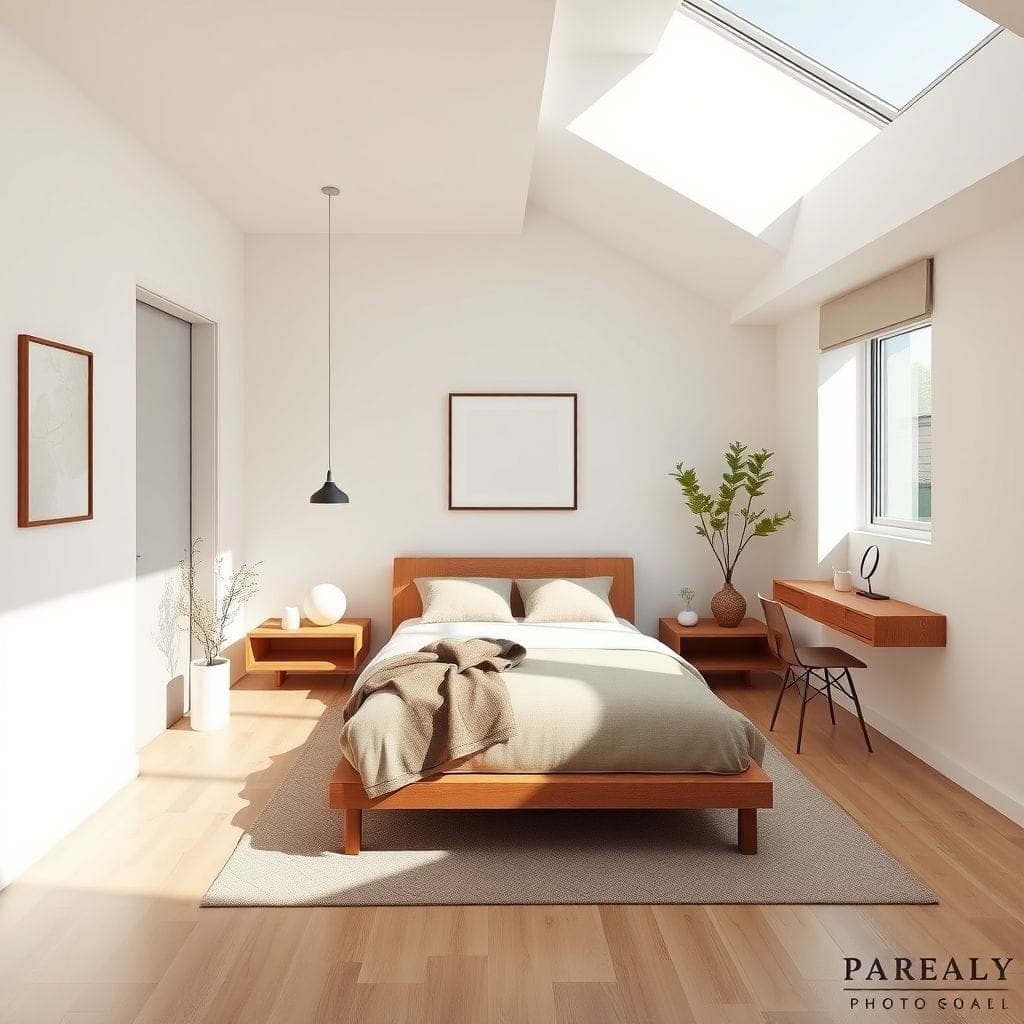 Minimalist Guest Room design example 3