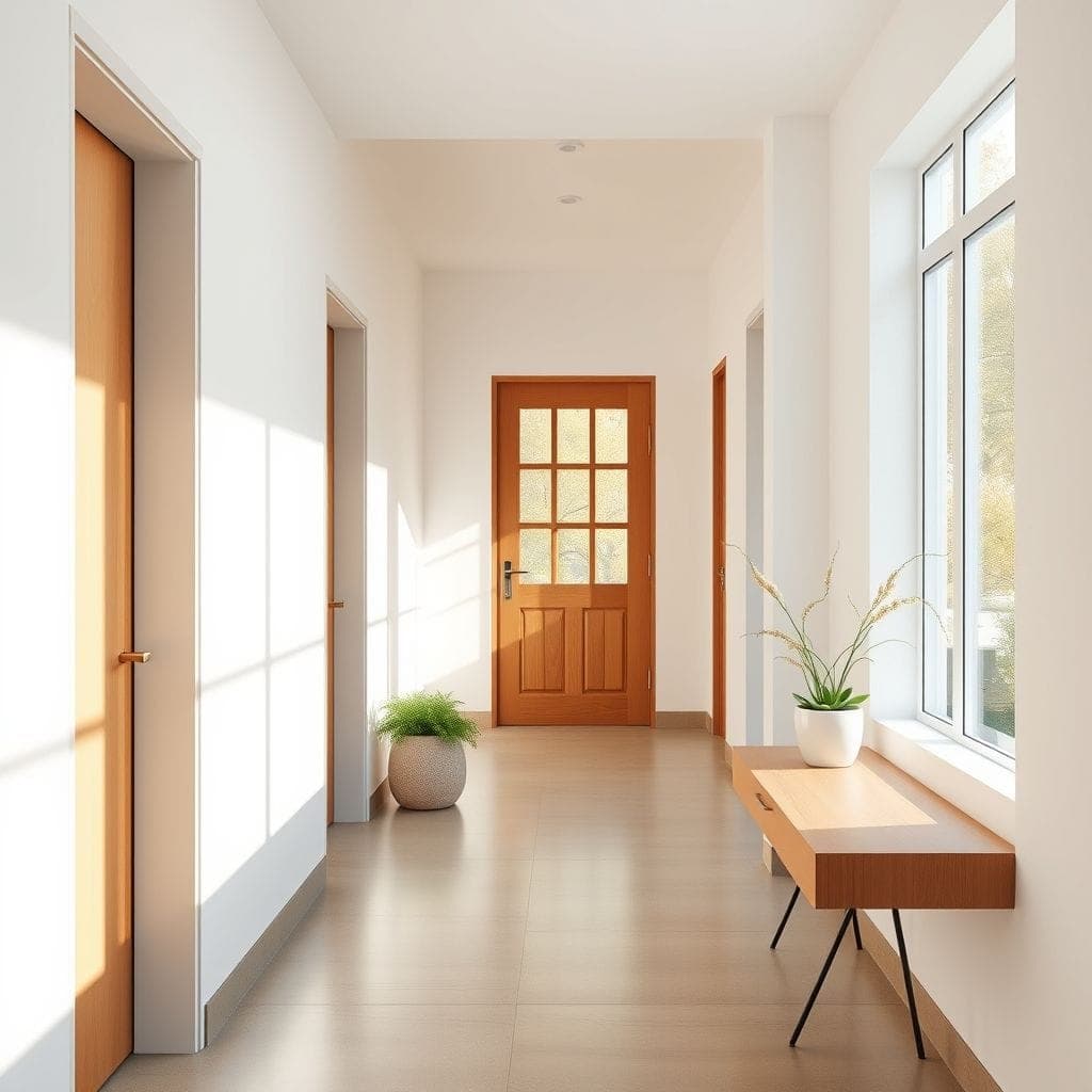Minimalist Hallway design example 4
