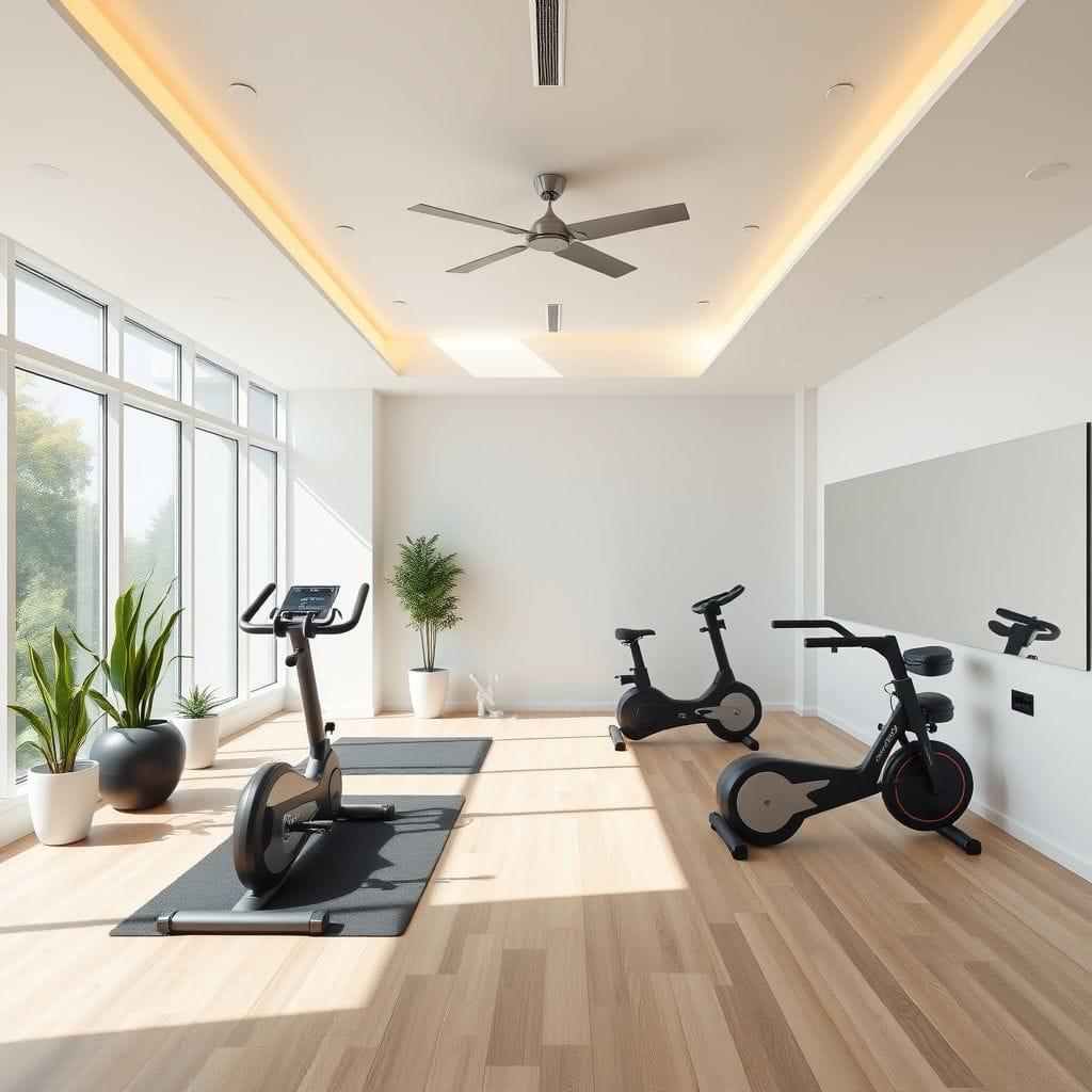 Minimalist Home Gym design example 1