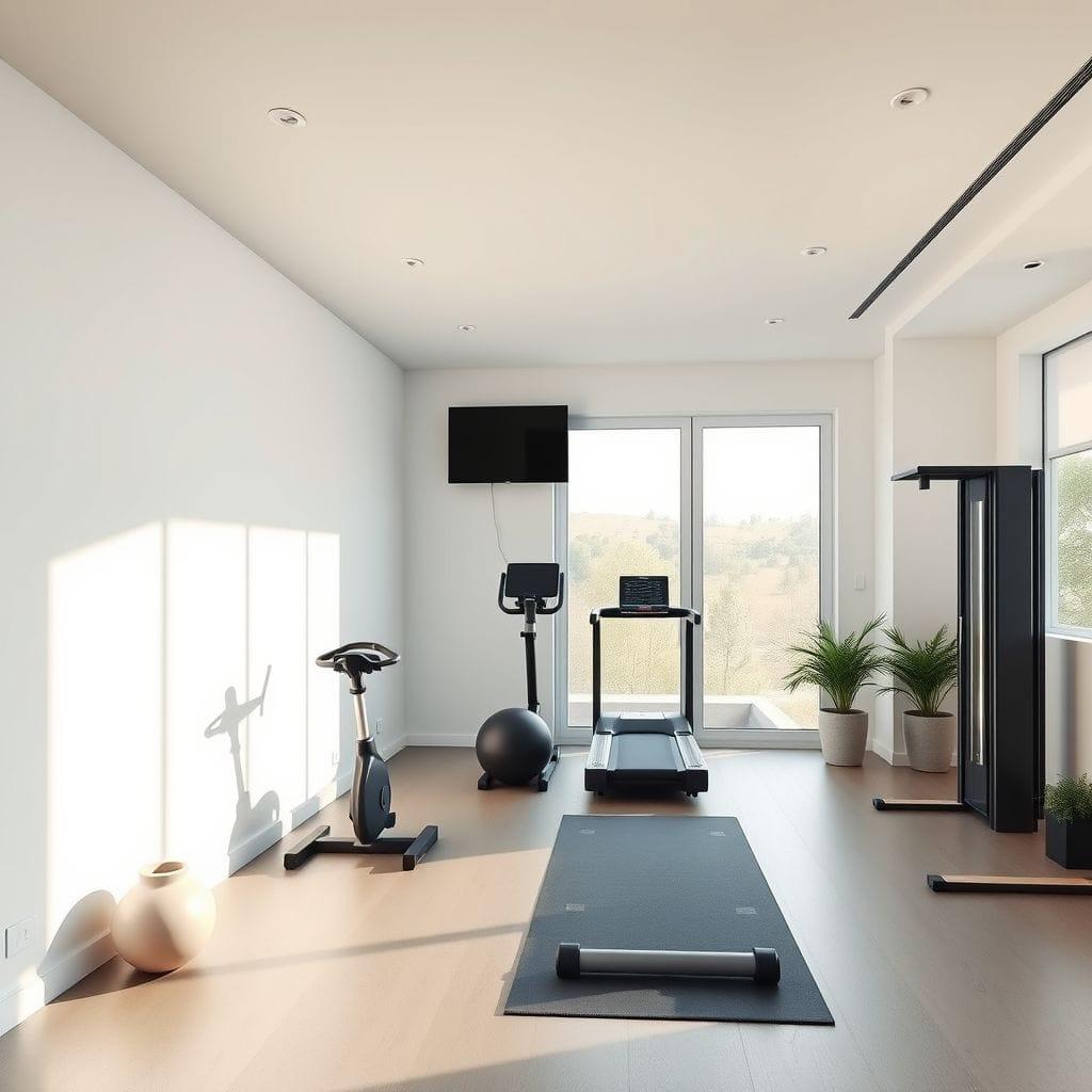Minimalist Home Gym design example 2