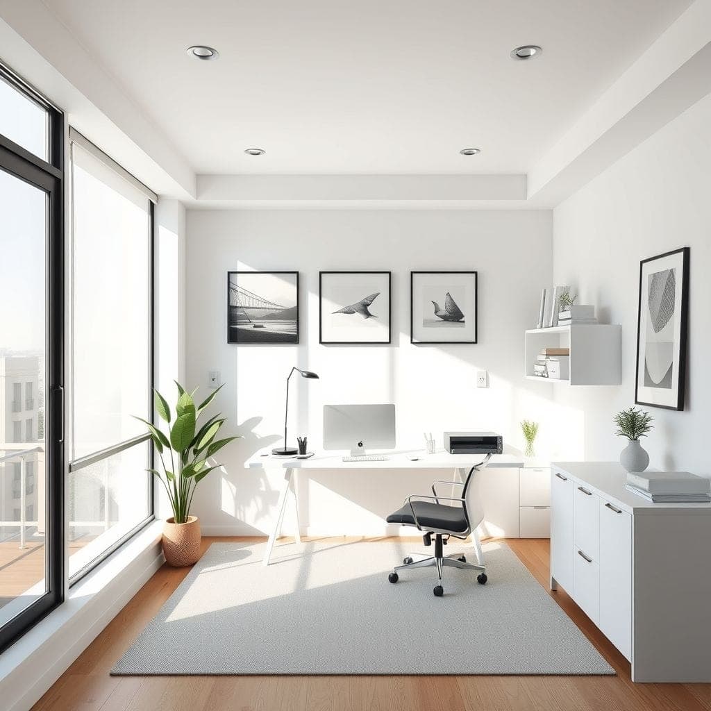 Minimalist Home Office design example 2