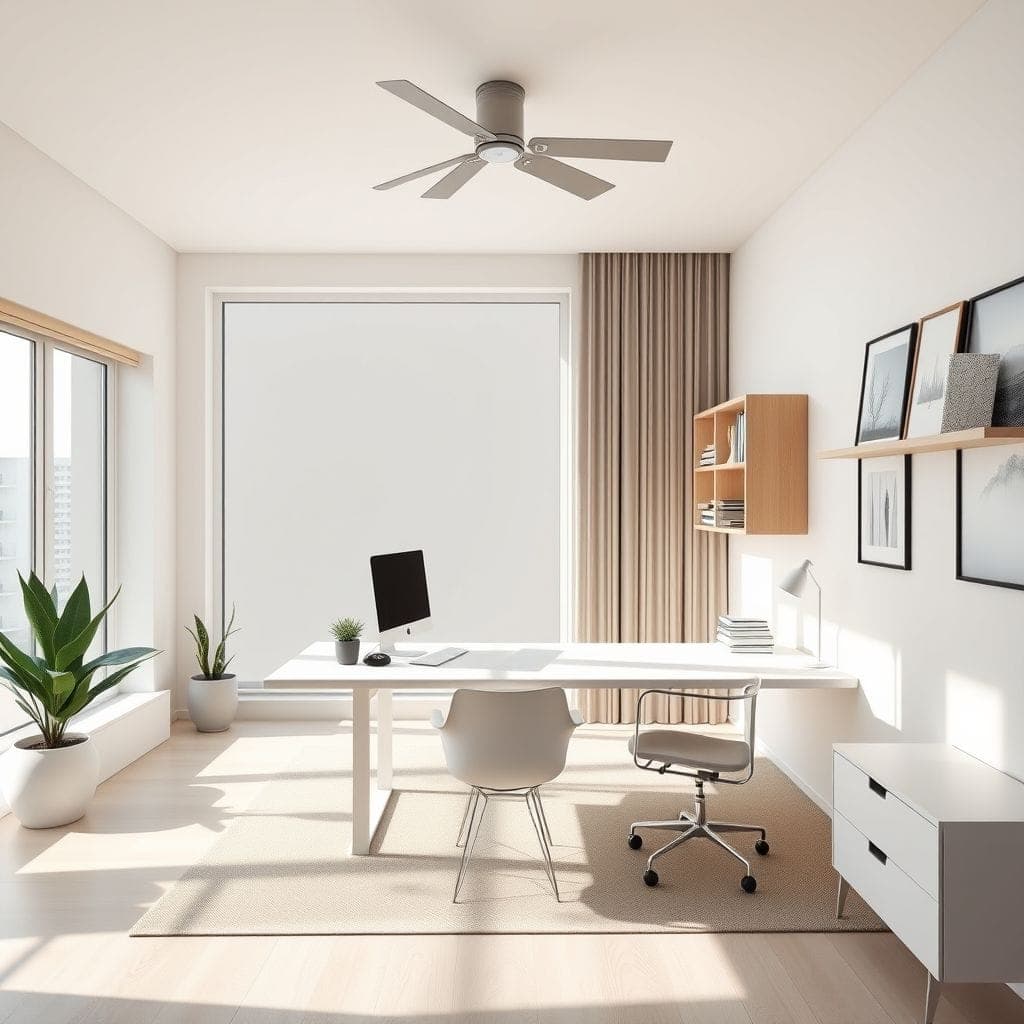 Minimalist Home Office design example 3