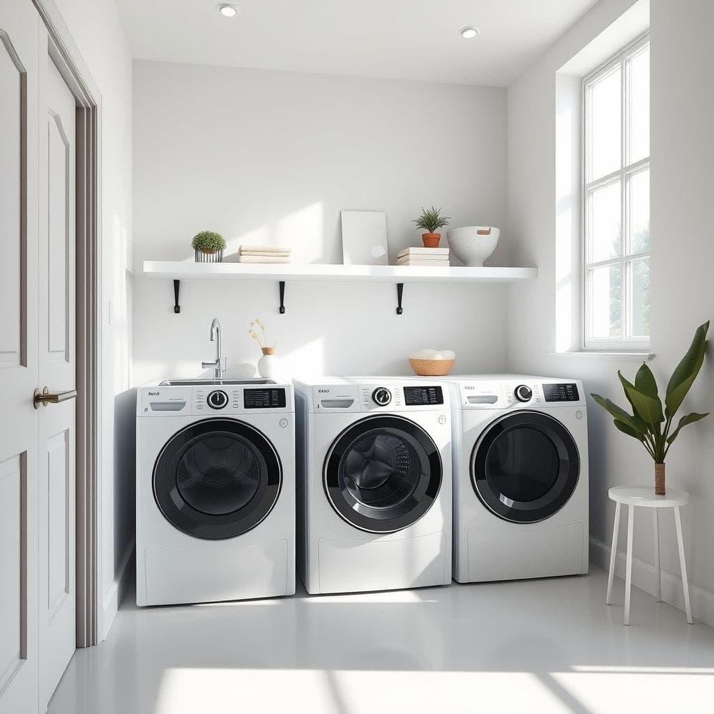 Minimalist Laundry Room design example 2