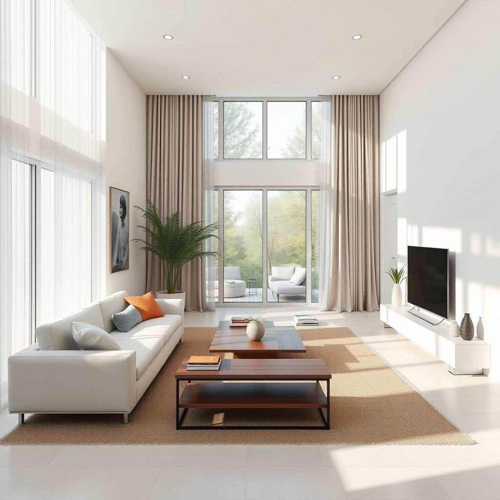 Minimalist Living Room design example 1