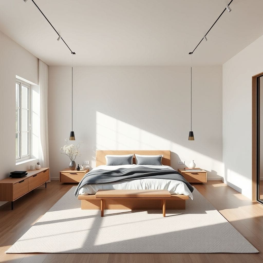 Minimalist Master Bedroom design example 1