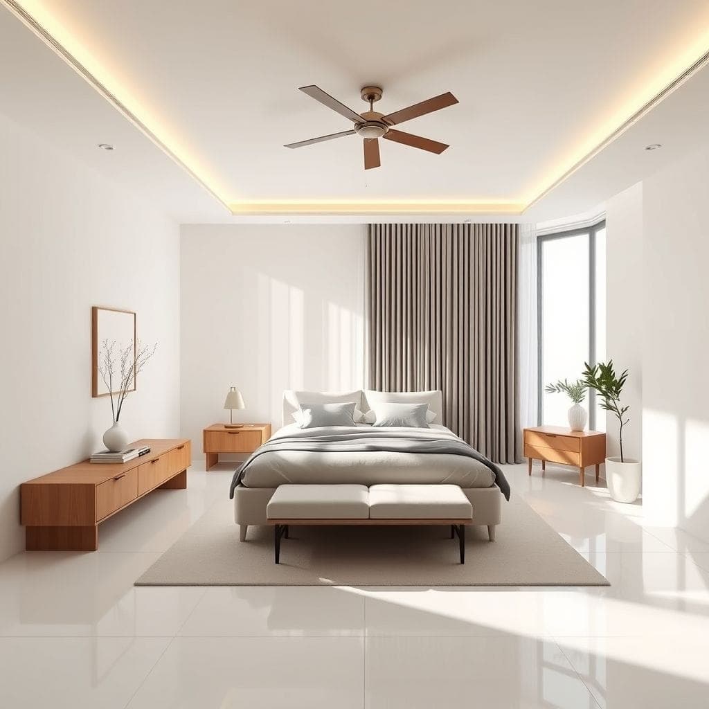 Minimalist Master Bedroom design example 2
